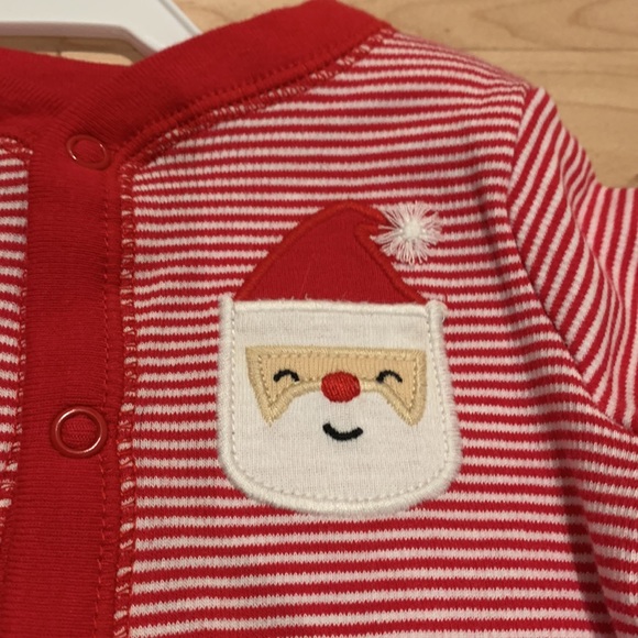 NWT Carters Santa onsie pajama-size 6 month - Picture 2 of 5